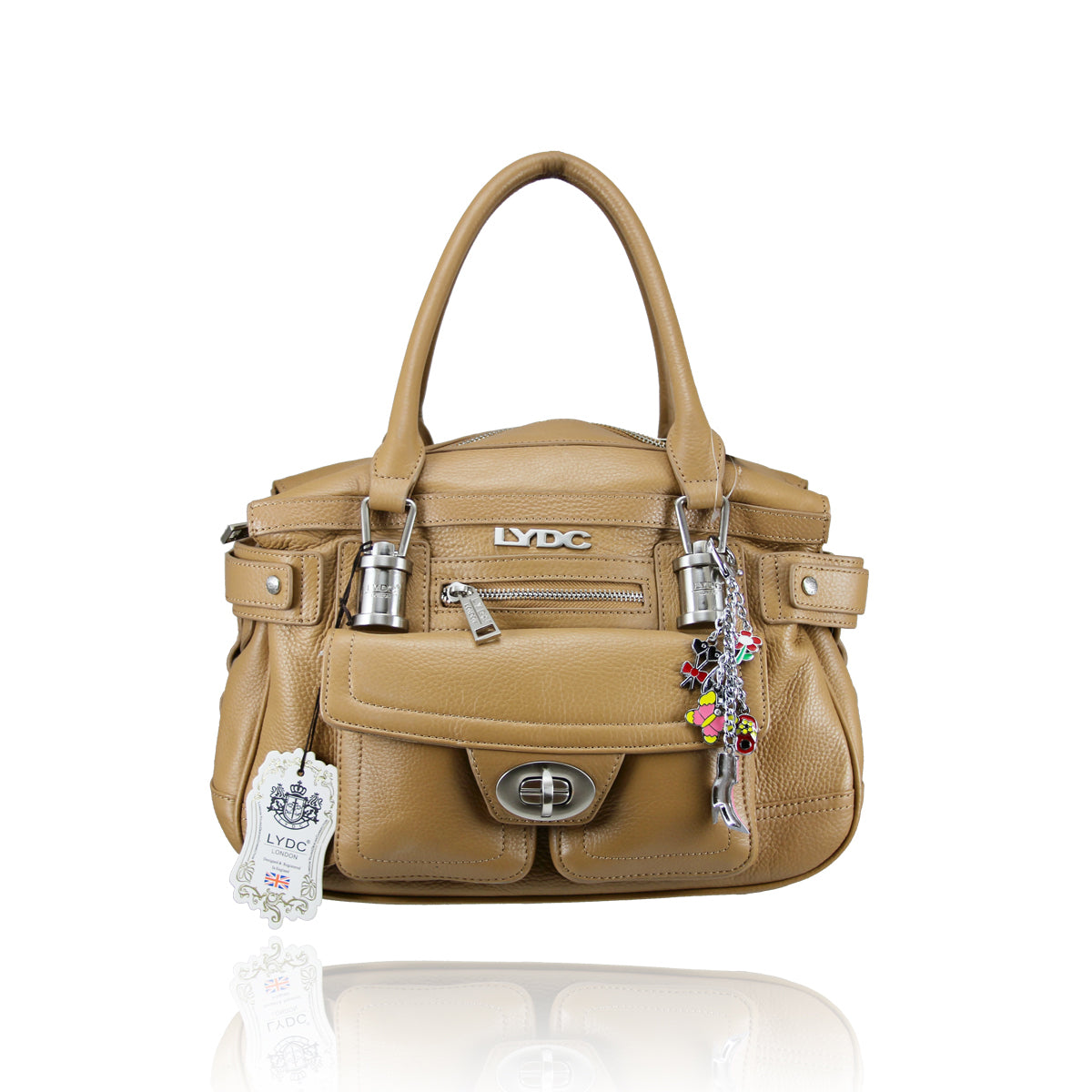 LYDC Stylish Multi Pocket Handbag